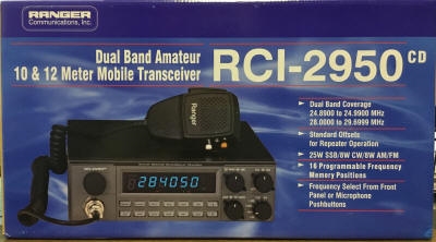 Ranger RCI2950CD 10 & 12 Meter Radio - RCI 2950 DX