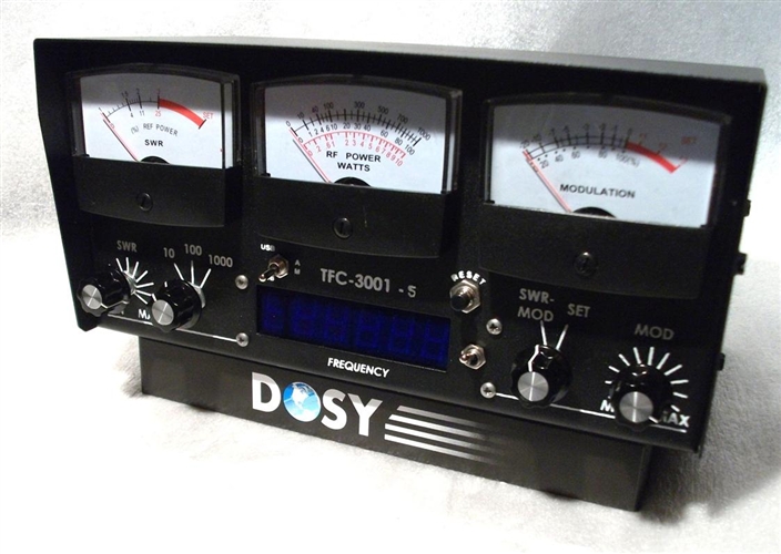 Dosy 1000 Watt SWR MOD Meter w/ Blue LED Frequency Counter