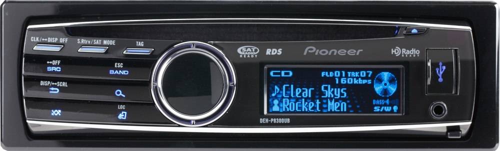 Fugtig Tilståelse udslettelse Pioneer DEH-P8300UB CD Receiver with Full Dot Display, Pandora App  Compatibility and USB Direct Control